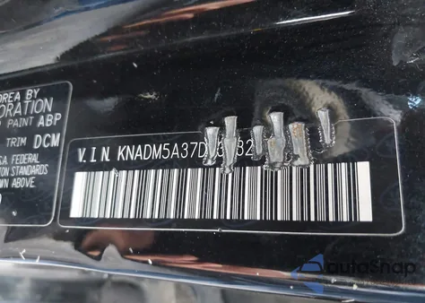 2013 Kia Rio Lx from USA, damaged, VIN KNADM5A37D6303269